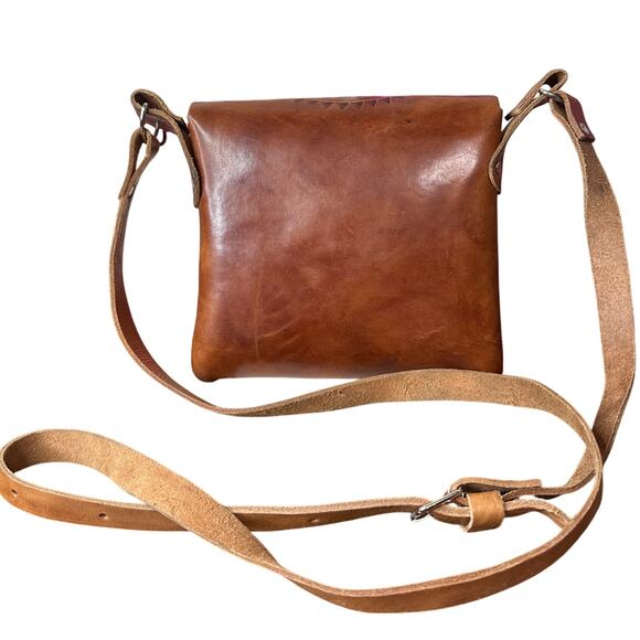 HANDCRAFTED Leather UNIQUE Custom Made Crossbody - Picture 2 of 9